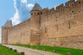 Medieval Castle Carcassonne in the South of France Royalty Free Stock Photo