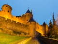 Medieval Castle at Carcassonne Royalty Free Stock Photo