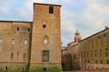 The medieval castle Castello di San Giorgio in Mantua, Northern Italy. Royalty Free Stock Photo