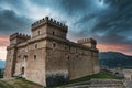 medieval castle of celano abruzzo italy