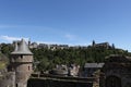 The medieval castle of the city of Fougeres Royalty Free Stock Photo