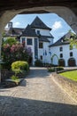 Medieval castle in Clervaux Royalty Free Stock Photo