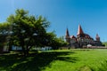 Medieval castle, Corvinesti,Romania Royalty Free Stock Photo