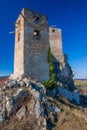 The Medieval Castle of Csesznek in Bakony Forest, Hungary Royalty Free Stock Photo