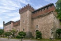 The medieval castle Cybo Malaspina in Carrara, home of the Academy of Fine Arts