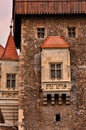 Medieval castle detail Royalty Free Stock Photo