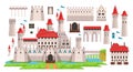 Medieval castle diy constructor for kids