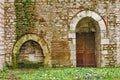 Medieval castle door Royalty Free Stock Photo