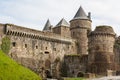 Medieval castle of Fougeres Royalty Free Stock Photo