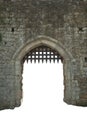 Medieval castle gate, England Royalty Free Stock Photo