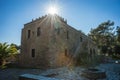 Medieval castle in greek peninsula of Peloponnesus, Greece