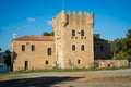 Medieval castle in greek peninsula of Peloponnesus, Greece Royalty Free Stock Photo