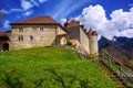 Castle of Gruyeres, Fribourg canton, Switzerland Royalty Free Stock Photo