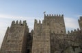 Medieval Castle of Guimaraes - Guimaraes, Portugal Royalty Free Stock Photo