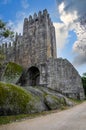 Medieval castle in Guimaraes, Portugal Royalty Free Stock Photo