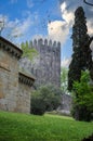 Medieval castle in Guimaraes, Portugal Royalty Free Stock Photo