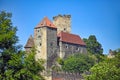 Medieval castle Hardegg ruin in Austria, summer Royalty Free Stock Photo