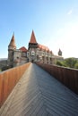 The medieval castle of Hunedoara Royalty Free Stock Photo