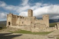 Medieval castle of Javier in Navarra. Spain Royalty Free Stock Photo