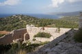 Medieval castle of Kritinia (Kastellos) built by the Knights of St John, Rhodes island, Greece