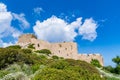 Medieval castle of Kritinia Kastellos, Rhodes island, Greece