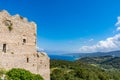 Medieval castle of Kritinia Kastellos, Rhodes island, Greece