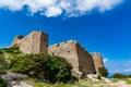 Medieval castle of Kritinia Kastellos, Rhodes island, Greece