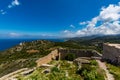 Medieval castle of Kritinia Kastellos, Rhodes island, Greece