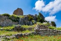 Medieval castle of Kritinia Kastellos, Rhodes island, Greece