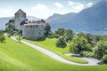 Medieval castle in Liechtenstein Royalty Free Stock Photo