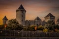 A medieval castle located in Poland.