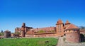Medieval castle in malbork. Poland Royalty Free Stock Photo