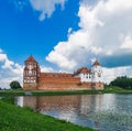 Medieval castle in Mir, Belarus Royalty Free Stock Photo