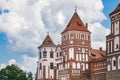 Medieval castle in Mir, Belarus Royalty Free Stock Photo