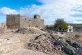 Medieval castle of Montanchez, Caceres, Extremadura, Spain