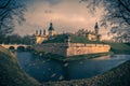 Medieval castle Nesvizh in Belarus