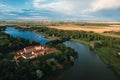 Medieval castle in Nesvizh, Minsk Region, Belarus Royalty Free Stock Photo