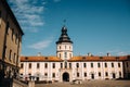 Medieval castle in Nesvizh, Minsk region, Belarus.Nesvizh castle Royalty Free Stock Photo