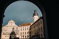 Medieval castle in Nesvizh, Minsk region, Belarus.Nesvizh castle Royalty Free Stock Photo