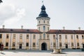 Medieval castle in Nesvizh, Minsk region, Belarus.Nesvizh castle Royalty Free Stock Photo