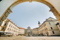 Medieval castle in Nesvizh, Minsk region, Belarus.Nesvizh castle Royalty Free Stock Photo