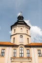 Medieval castle in Nesvizh, Minsk region, Belarus.Nesvizh castle Royalty Free Stock Photo