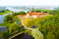 Castle in Nesvizh, Minsk Region, Belarus. Royalty Free Stock Photo