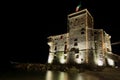 Medieval castle by night Royalty Free Stock Photo