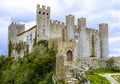 Medieval castle of Obidos Portugal Royalty Free Stock Photo