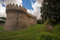 Medieval castle in Ostia Antica in Italy Royalty Free Stock Photo