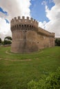 Medieval castle in Ostia Antica in Italy Royalty Free Stock Photo