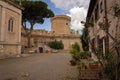 Medieval castle in Ostia Antica in Italy Royalty Free Stock Photo
