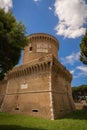 Medieval castle in Ostia Antica in Italy Royalty Free Stock Photo