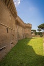 Medieval castle in Ostia Antica in Italy Royalty Free Stock Photo